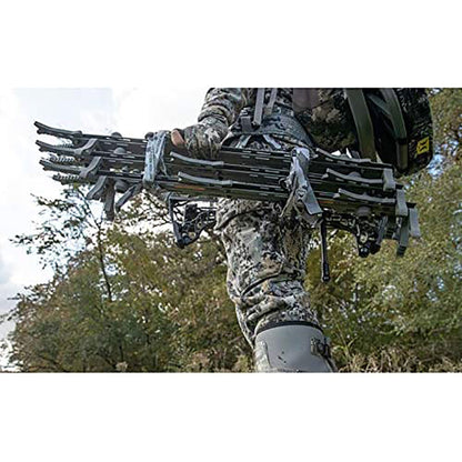 Hawk Helium Hunting Treestand Portable Climbing Sticks w/ Fold Up Steps, 3 Pack - Angler's Pro Tackle & Outdoors