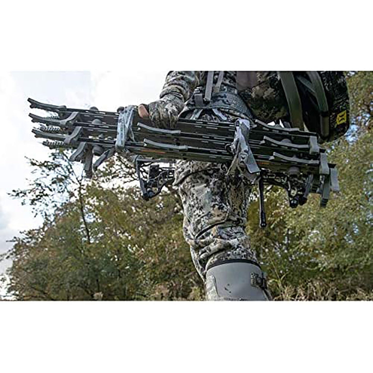 Hawk Helium Hunting Treestand Portable Climbing Sticks w/ Fold Up Steps, 6 Pack - Angler's Pro Tackle & Outdoors