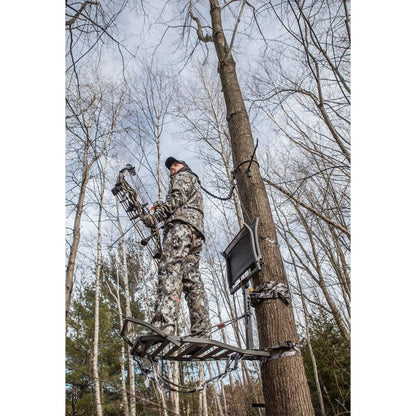 Hawk Helium Kickback LVL Hang - On Tree Stand with Leg Extension Footrest (2 Pack) - Angler's Pro Tackle & Outdoors