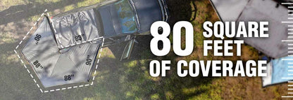 Overland Vehicle Systems HD Nomadic 270 LT Awning & Wall 1, 2, & Mounting Brackets - Driver Side