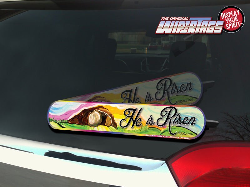He is Risen (Matthew 28:6) WiperTags - Angler's Pro Tackle & Outdoors