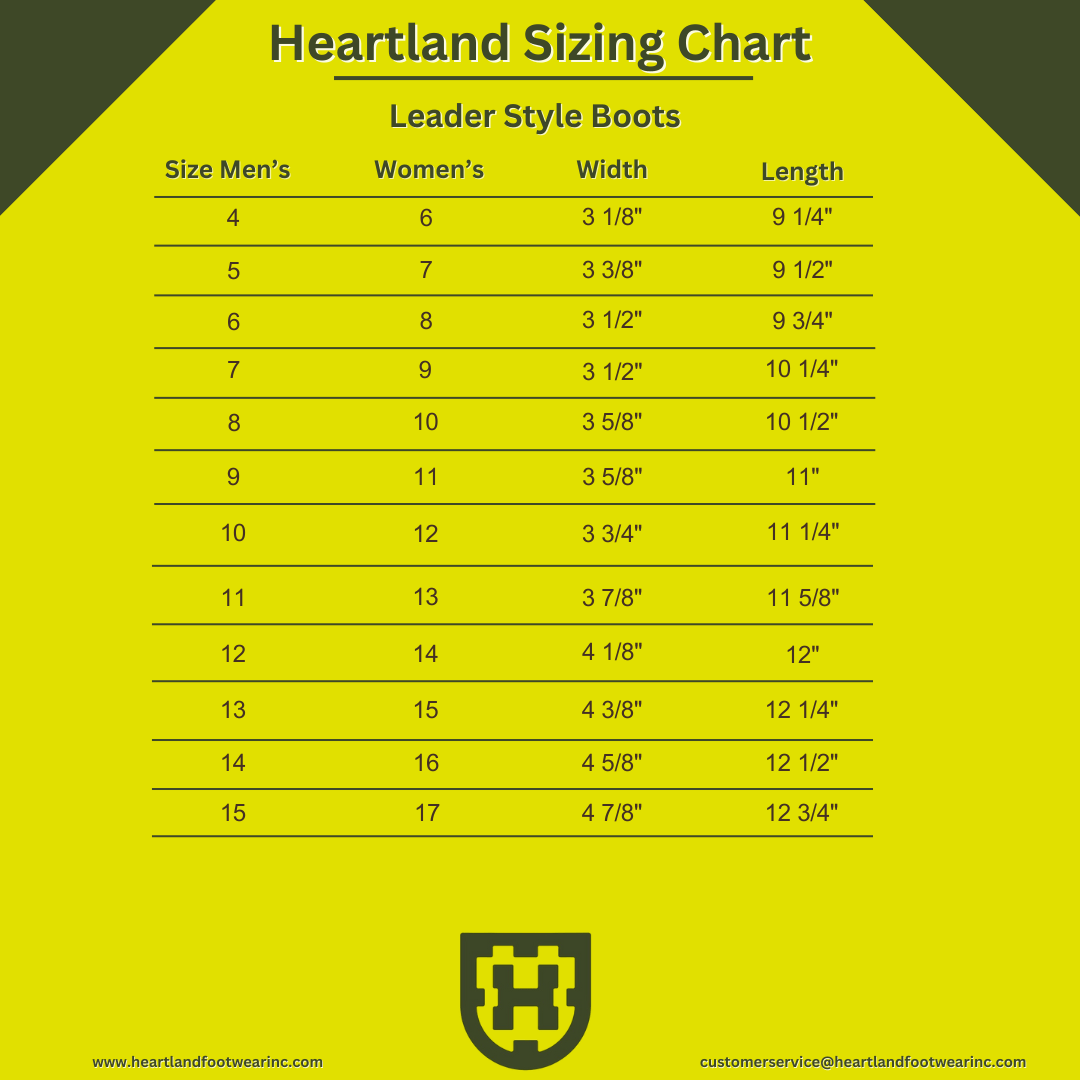 Heartland Footwear Leader Outdoor Boot - Angler's Pro Tackle & Outdoors