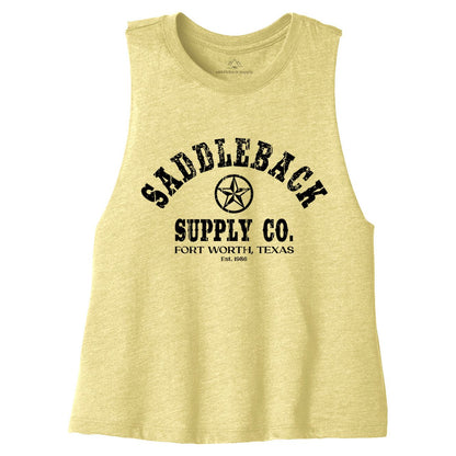 Saddleback Lone Star Crop Top