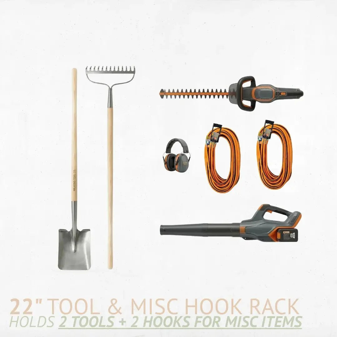 HangThis Up Heavy-Duty Garage Tool and Misc. Hook Rack