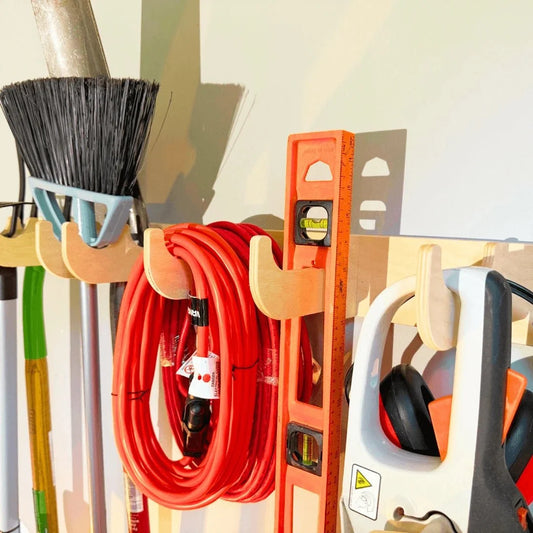 HangThis Up Heavy-Duty Garage Tool and Misc. Hook Rack