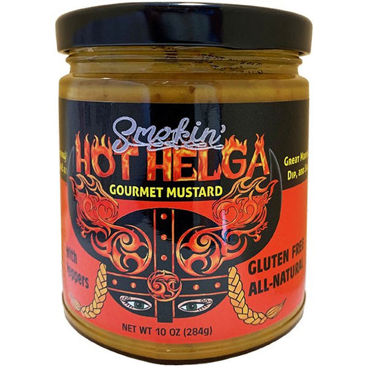 Helga Smokin' Hot Gourmet Mustard 10 oz. - Angler's Pro Tackle & Outdoors