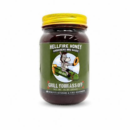 Grill Your Ass Off Hellfire Honey Habanero Bbq Sauce™