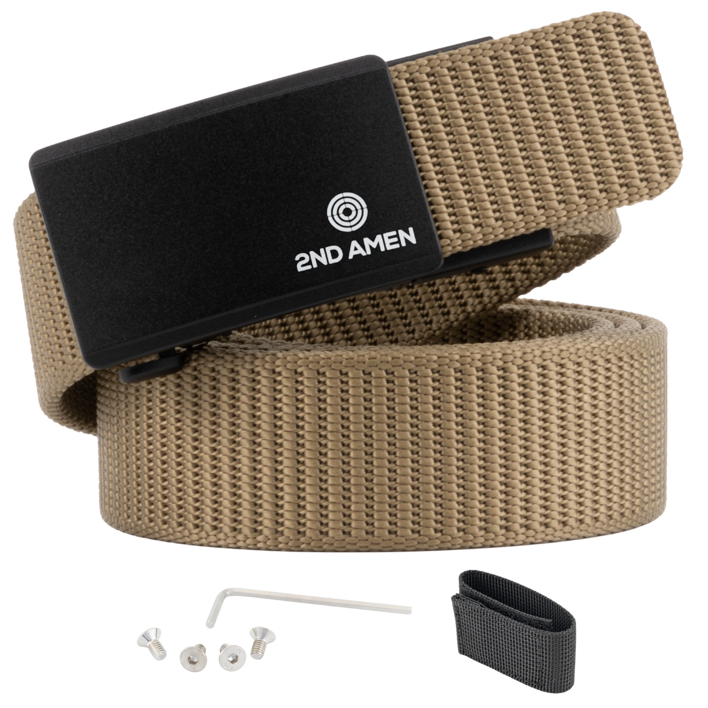 2ND AMEN Hero 1.0 EDC Belt 1.5" Width Ballistic Nylon for Everyday Carry
