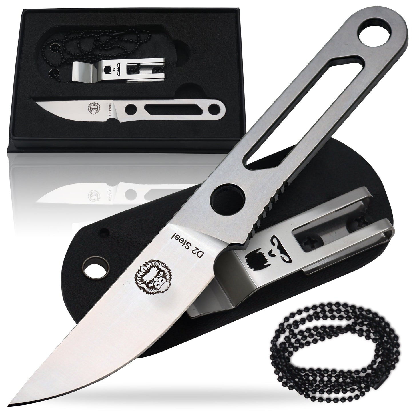 Holtzman's Gorilla Survival The Scalpel All-Steel Survival Knife Giftset for Outdoors
