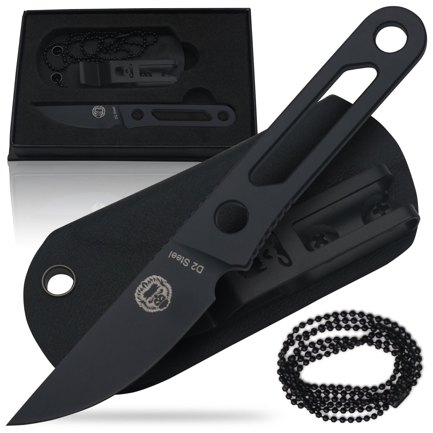 Holtzman's Gorilla Survival The Scalpel All-Steel Survival Knife Giftset for Outdoors