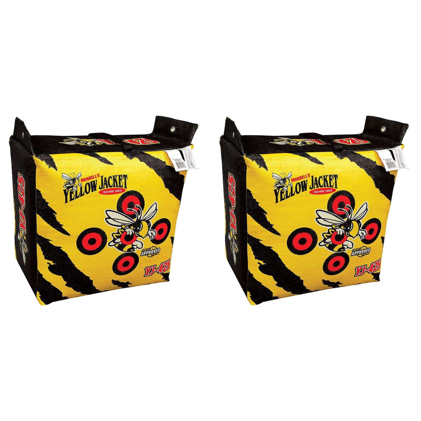 Morrell Yellow Jacket Outdoor Portable Field Point Archery Bag Target (2 Pack)