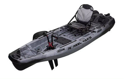 ReelYaks 10ft Radar Modular Fin Drive Pedal Fishing Kayak | 430lbs Capacity | 2 Piece