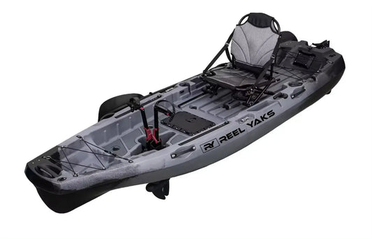 ReelYaks 10ft Radar Modular Propeller Drive Pedal Fishing Kayak | 430lbs Capacity | 2 Piece