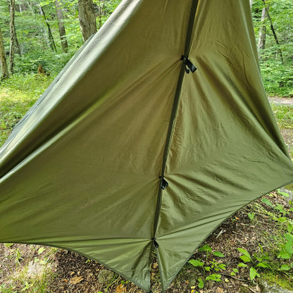 Hanging High Hammocks Hideaway Tarp – 12' Hammock Rain Tarp