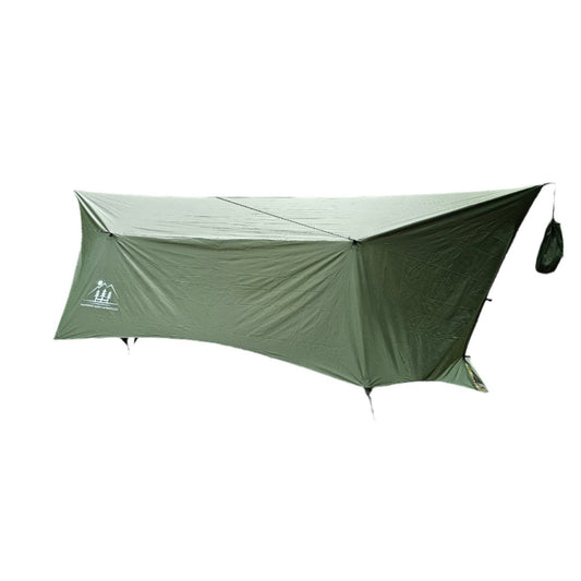 Hanging High Hammocks Hideaway Tarp – 12' Hammock Rain Tarp