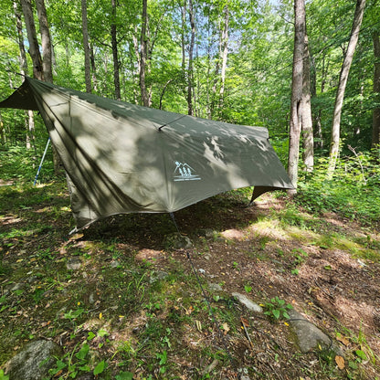 Hanging High Hammocks Hideaway Tarp – 12' Hammock Rain Tarp