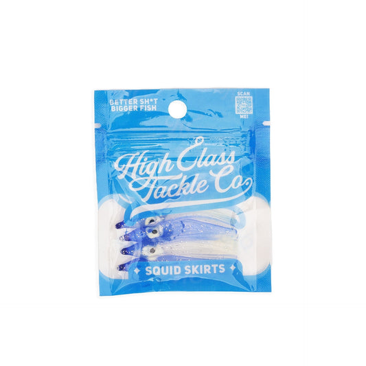 High Class Tackle Co. "Blue Dream" Hoochie Squid Skirts (5x PACK) 3.5" - Angler's Pro Tackle & Outdoors