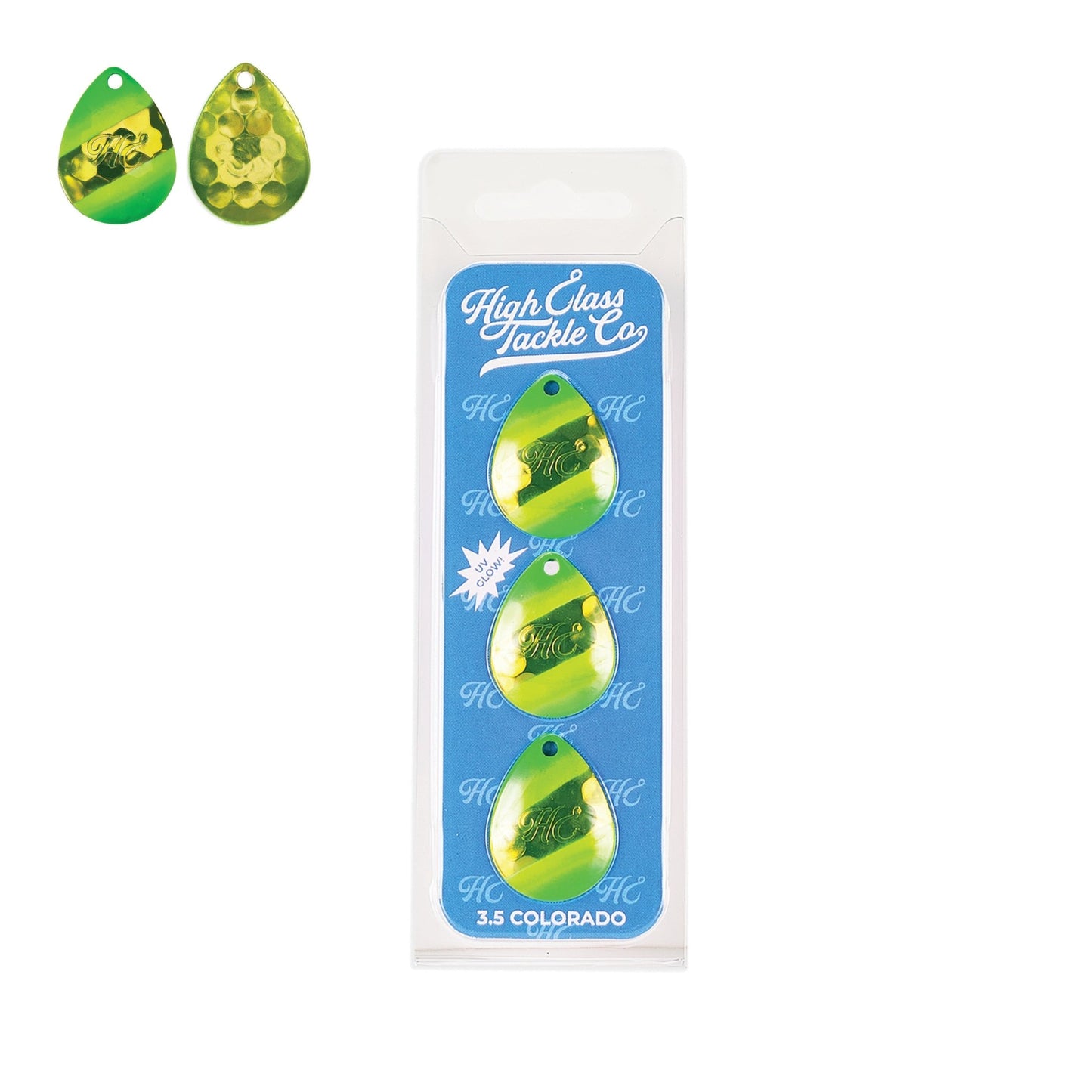 High Class Tackle Co. 'Caribou Lou' High Class 3.5 Colorado Blades (3 - Pack) - Angler's Pro Tackle & Outdoors