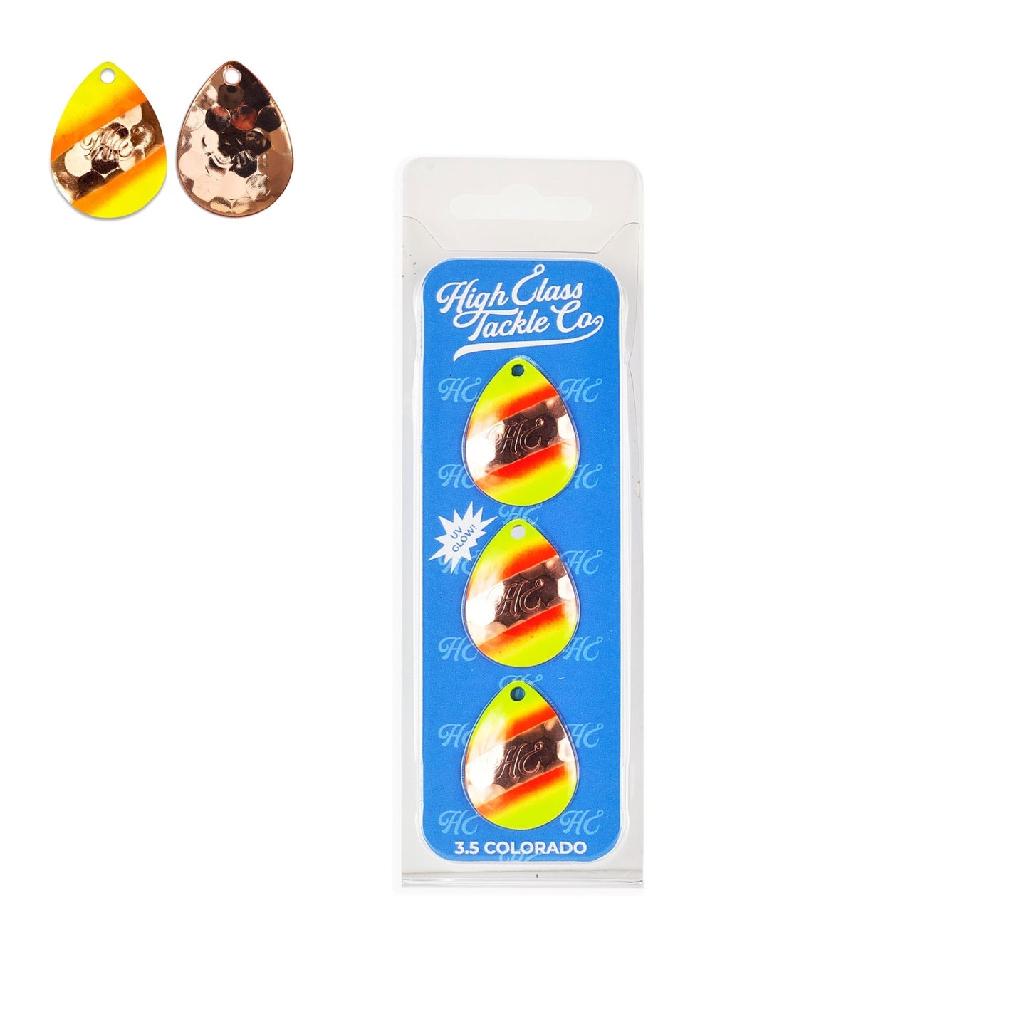 High Class Tackle Co. 'Day Walker' High Class 3.5 Colorado Blades (3 - Pack) - Angler's Pro Tackle & Outdoors