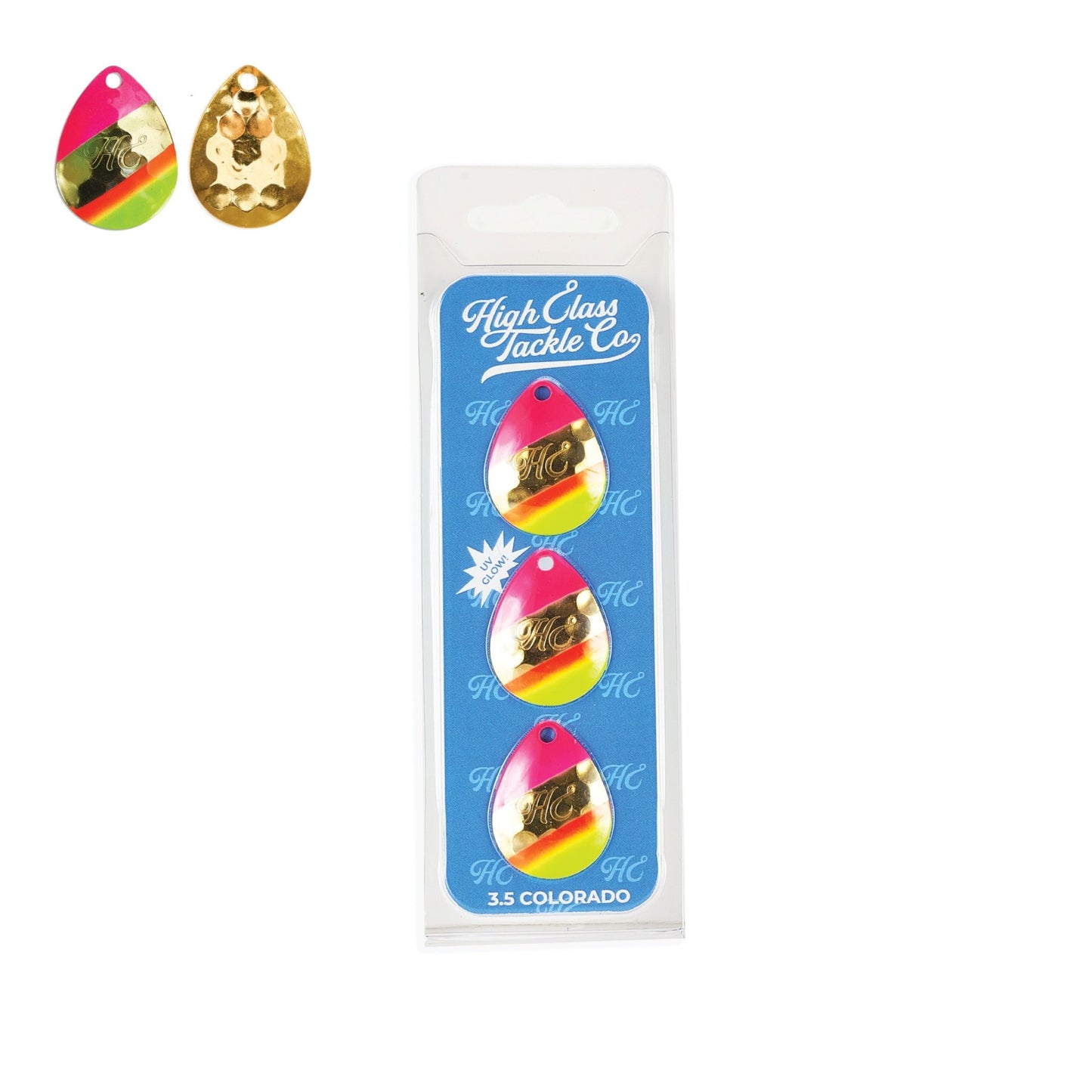 High Class Tackle Co. 'Dosido' High Class 3.5 Colorado Blades (3 - Pack) - Angler's Pro Tackle & Outdoors