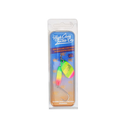 High Class Tackle Co. Frais Kiwi 4 Blade 1/4oz Body 2 Gamakatsu Siwash Hook - Angler's Pro Tackle & Outdoors