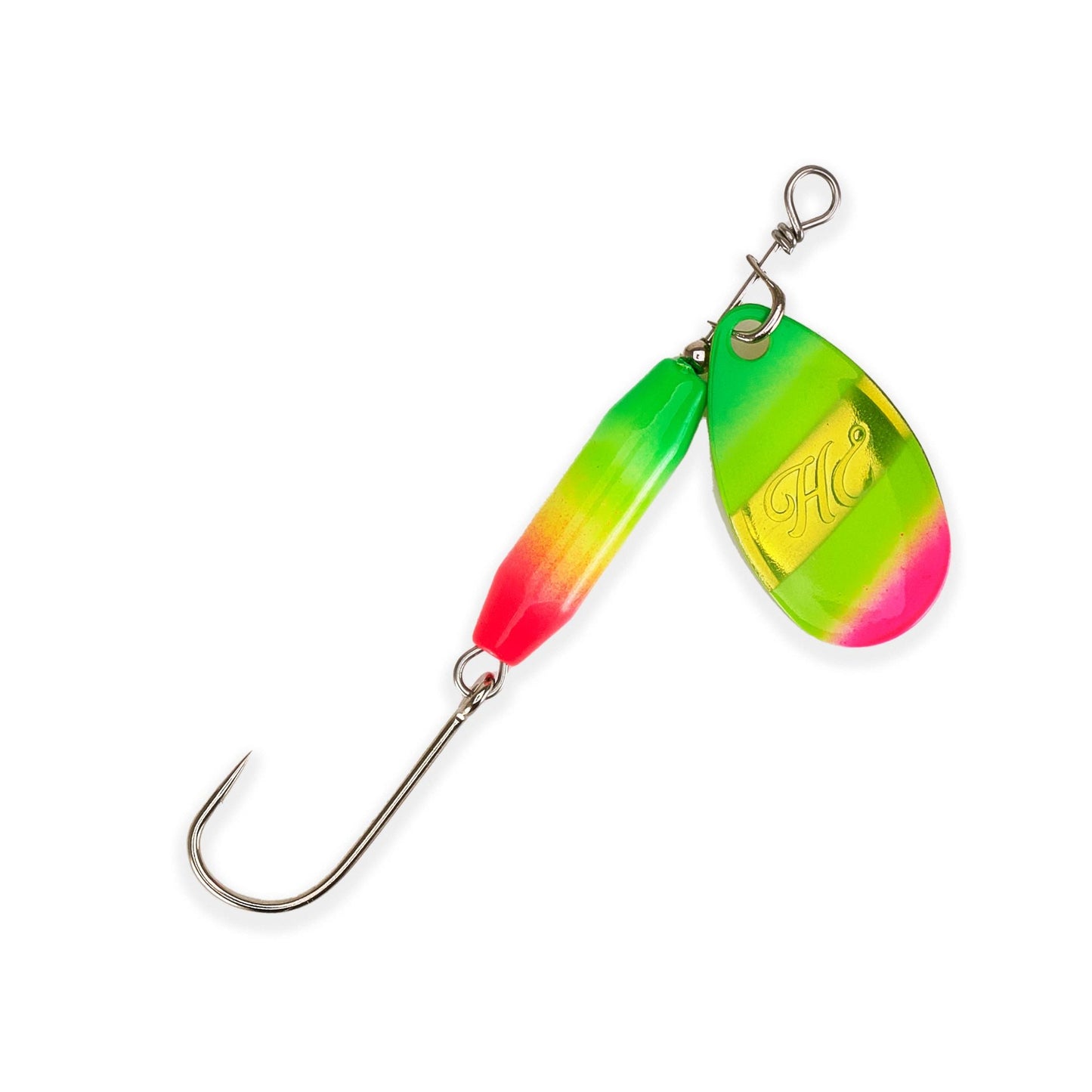 High Class Tackle Co. Frais Kiwi 4 Blade 1/4oz Body 2 Gamakatsu Siwash Hook - Angler's Pro Tackle & Outdoors
