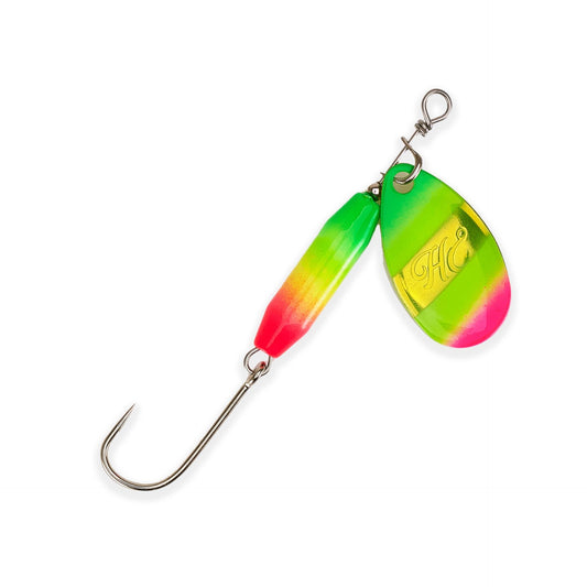 High Class Tackle Co. Frais Kiwi 4 Blade 1/4oz Body 2 Gamakatsu Siwash Hook - Angler's Pro Tackle & Outdoors
