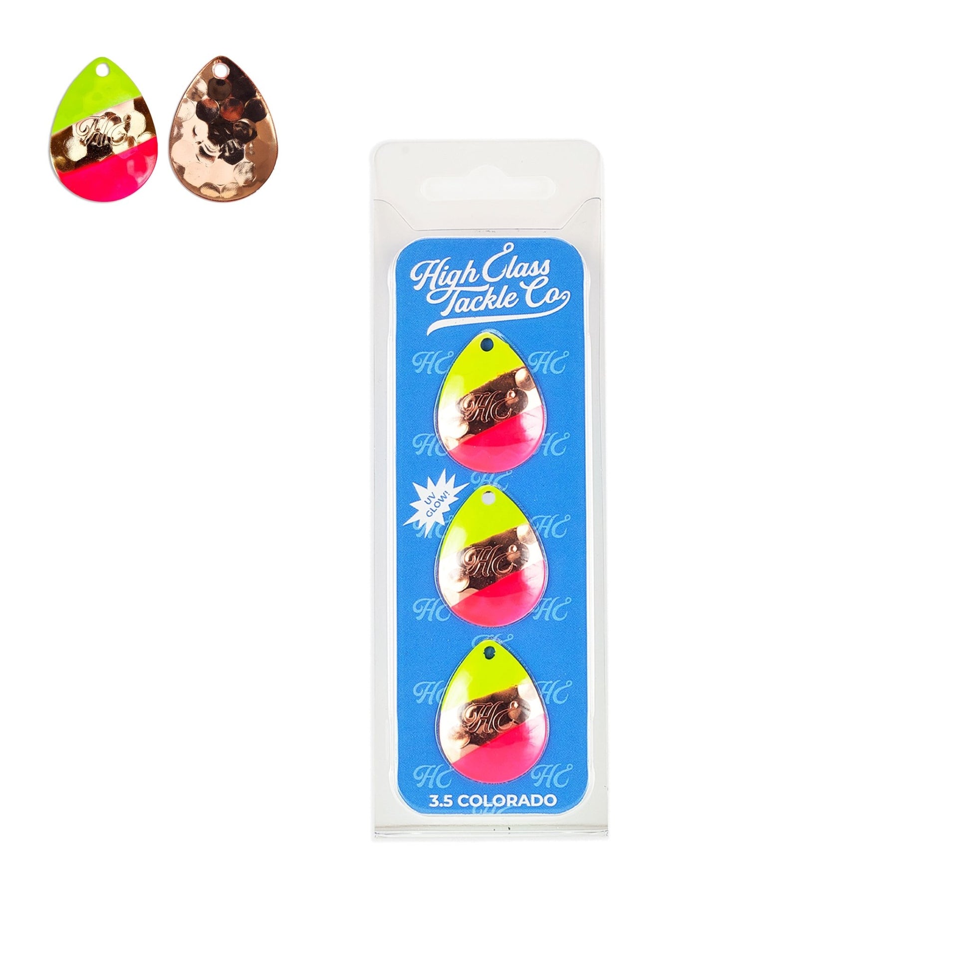 High Class Tackle Co. 'Gelato Jetski' High Class 3.5 Colorado Blades (3 - Pack) - Angler's Pro Tackle & Outdoors