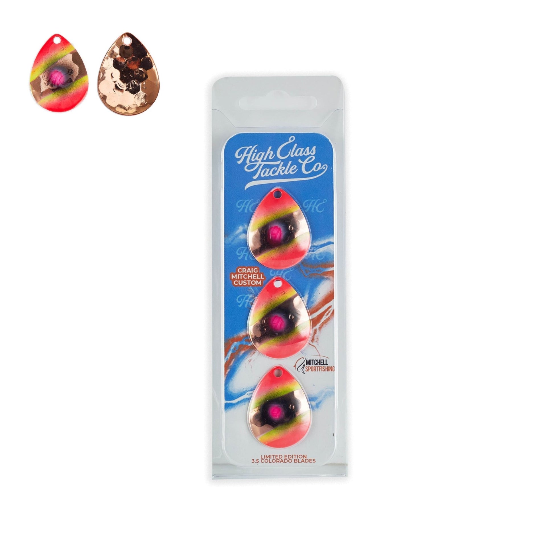 High Class Tackle Co. "It's Fall Y'all" Mitchell Sportfishing 3.5 Colorado Blades (3 - Pack) - Angler's Pro Tackle & Outdoors