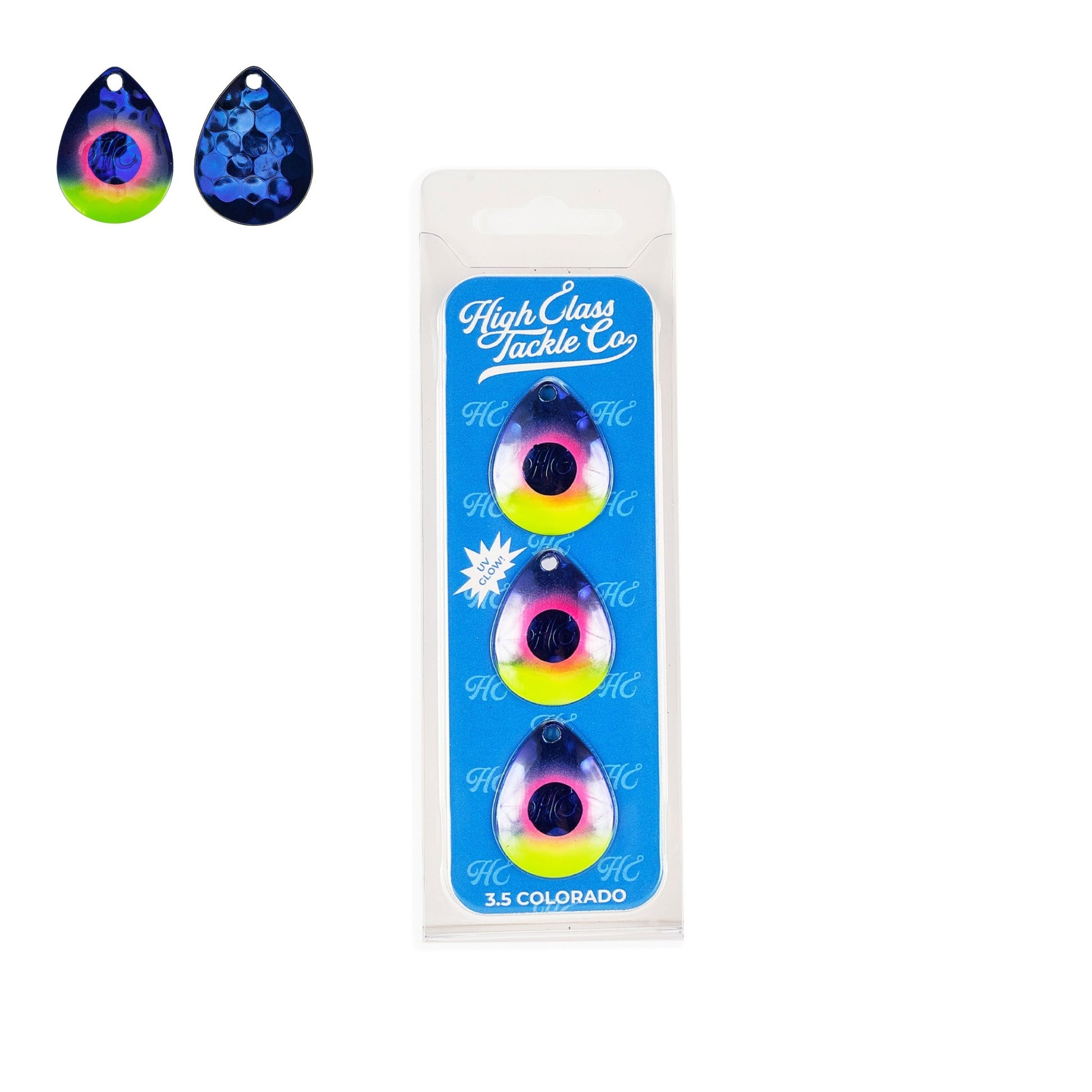 High Class Tackle Co. 'JellySickle' High Class 3.5 Colorado Blades (3 - Pack) - Angler's Pro Tackle & Outdoors