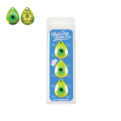 High Class Tackle Co. 'King Kong' High Class 3.5 Colorado Blades (3 - Pack) - Angler's Pro Tackle & Outdoors