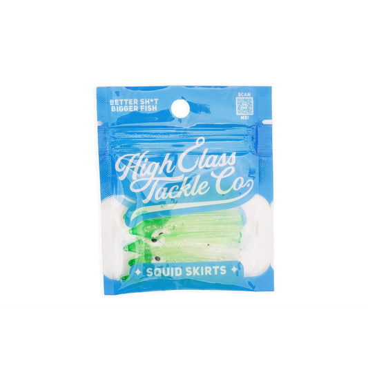 High Class Tackle Co. "Lemon Skunk" Hoochie Squid Skirts (5x PACK) 3.5" - Angler's Pro Tackle & Outdoors