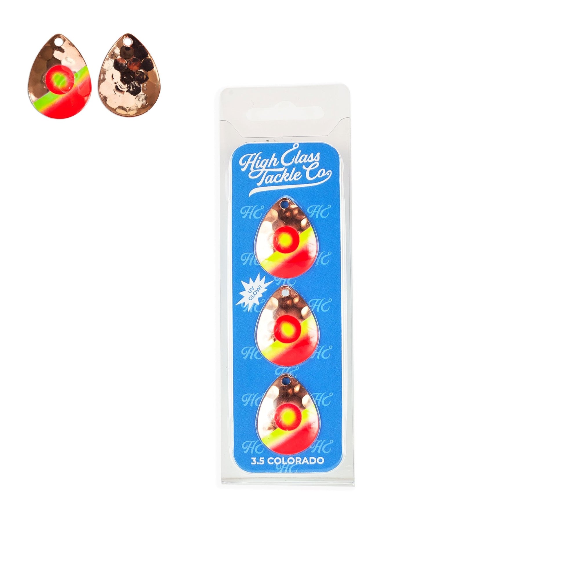 High Class Tackle Co. 'Mafioso' High Class 3.5 Colorado Blades (3 - Pack) - Angler's Pro Tackle & Outdoors