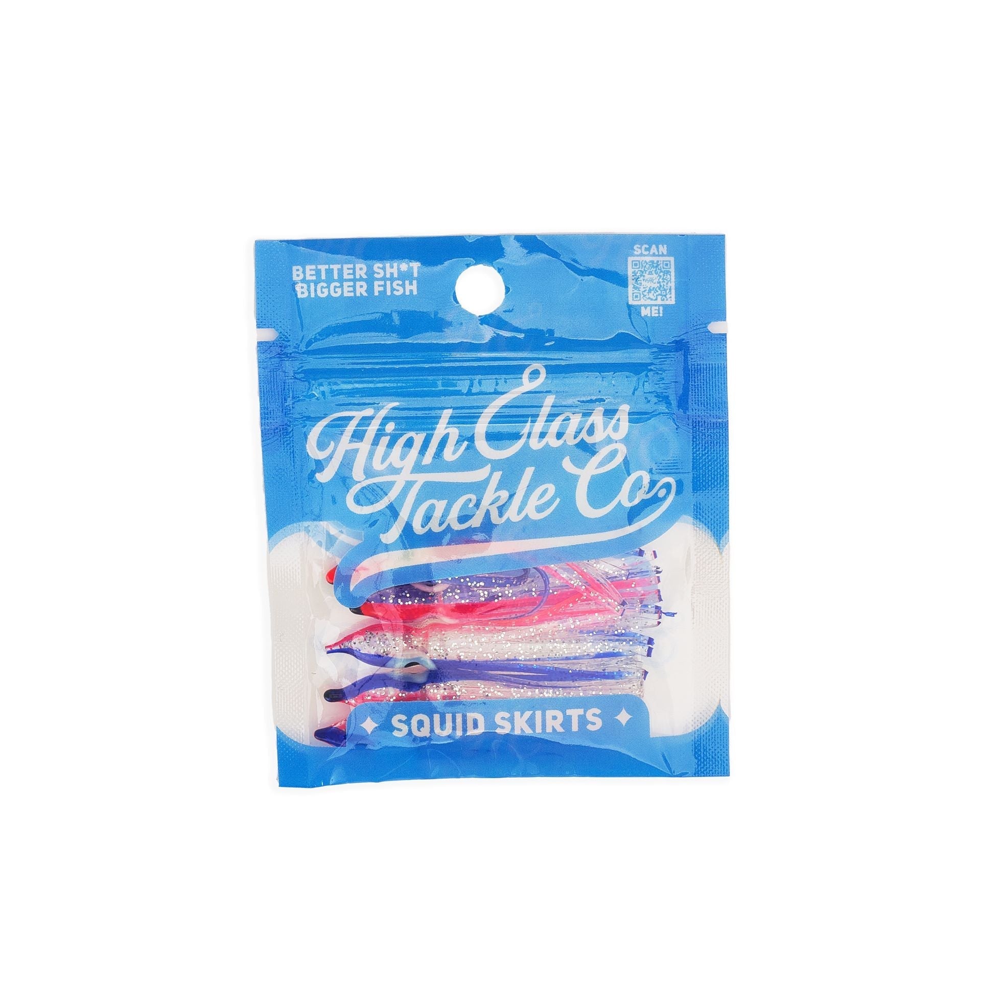 High Class Tackle Co. "MoonBow" Hoochie Squid Skirts (5x PACK) 3.5" - Angler's Pro Tackle & Outdoors