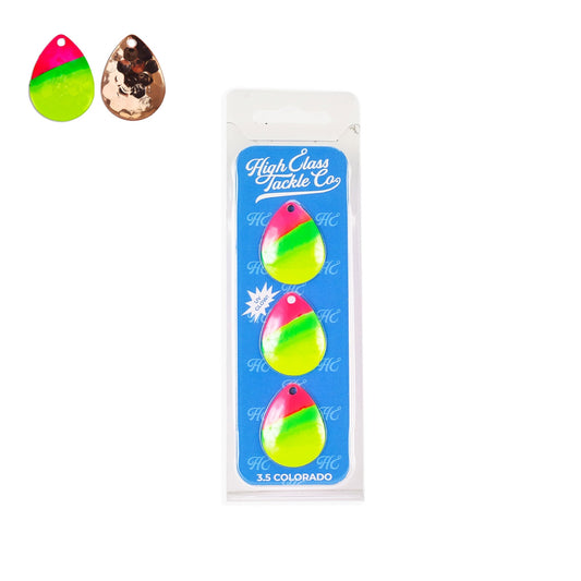 High Class Tackle Co. 'Praise Dale' High Class 3.5 Colorado Blades (3 - Pack) - Angler's Pro Tackle & Outdoors