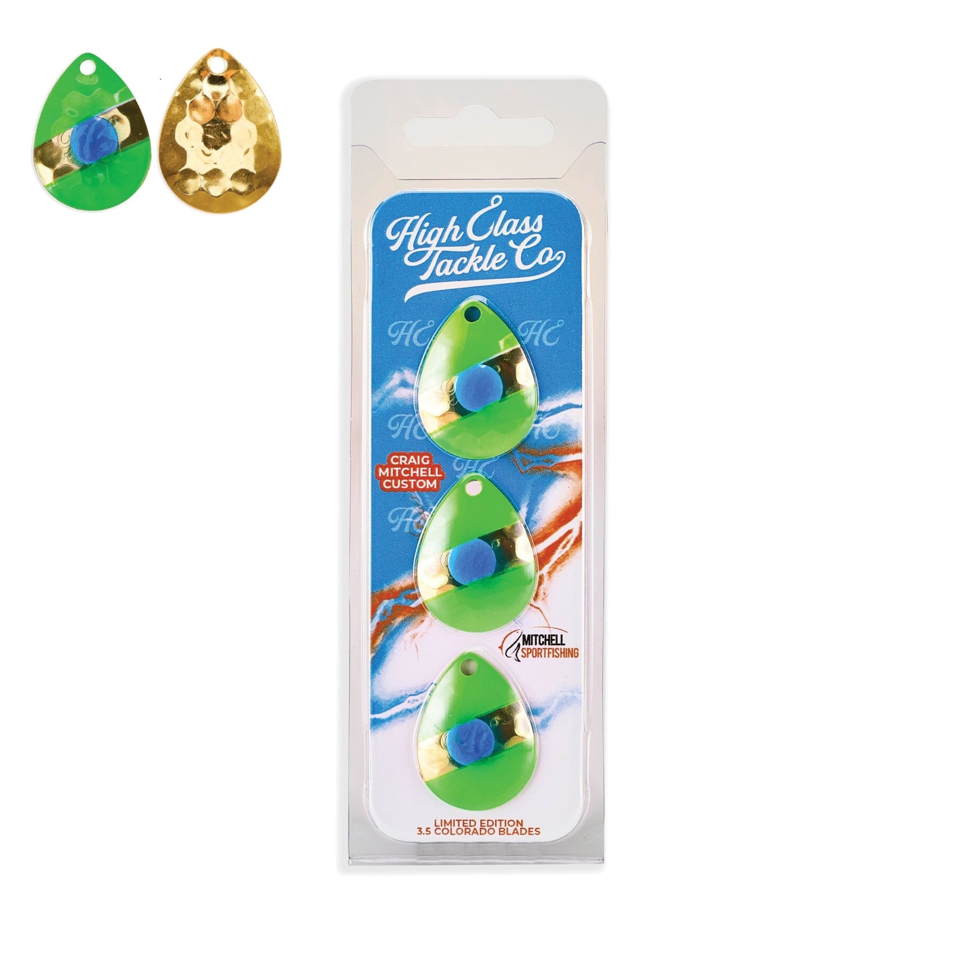 High Class Tackle Co. "Spring Fling" Mitchell Sportfishing 3.5 Colorado Blades (3 - Pack) - Angler's Pro Tackle & Outdoors