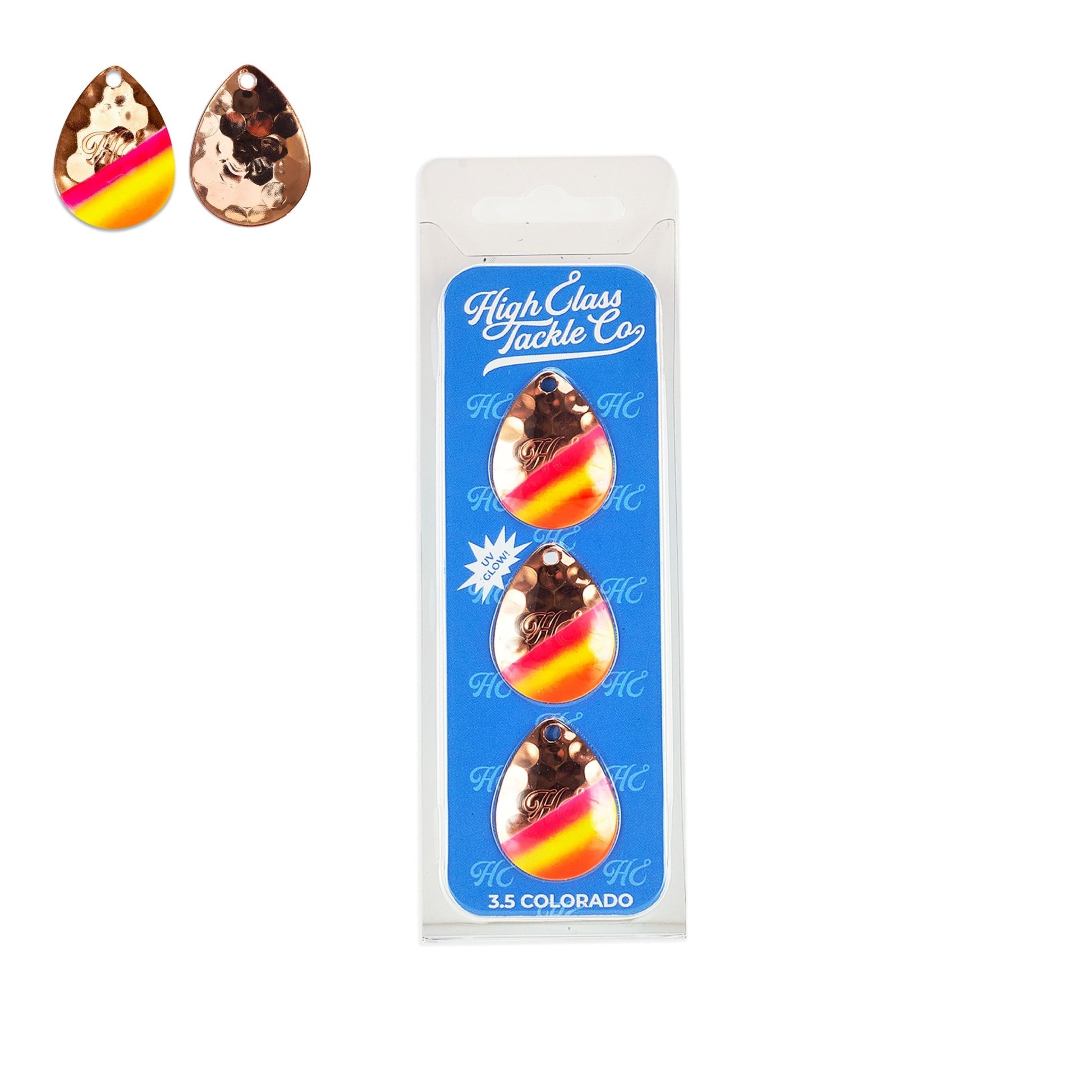 High Class Tackle Co. 'The Gotti' High Class 3.5 Colorado Blades (3 - Pack) - Angler's Pro Tackle & Outdoors