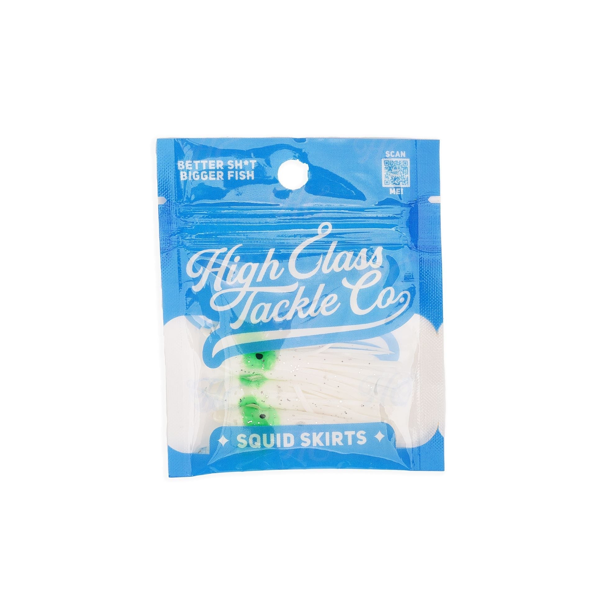 High Class Tackle Co. "The Grinch" Hoochie Squid Skirts (5x PACK) 3.5" - Angler's Pro Tackle & Outdoors
