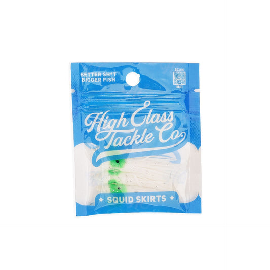 High Class Tackle Co. "The Grinch" Hoochie Squid Skirts (5x PACK) 3.5" - Angler's Pro Tackle & Outdoors