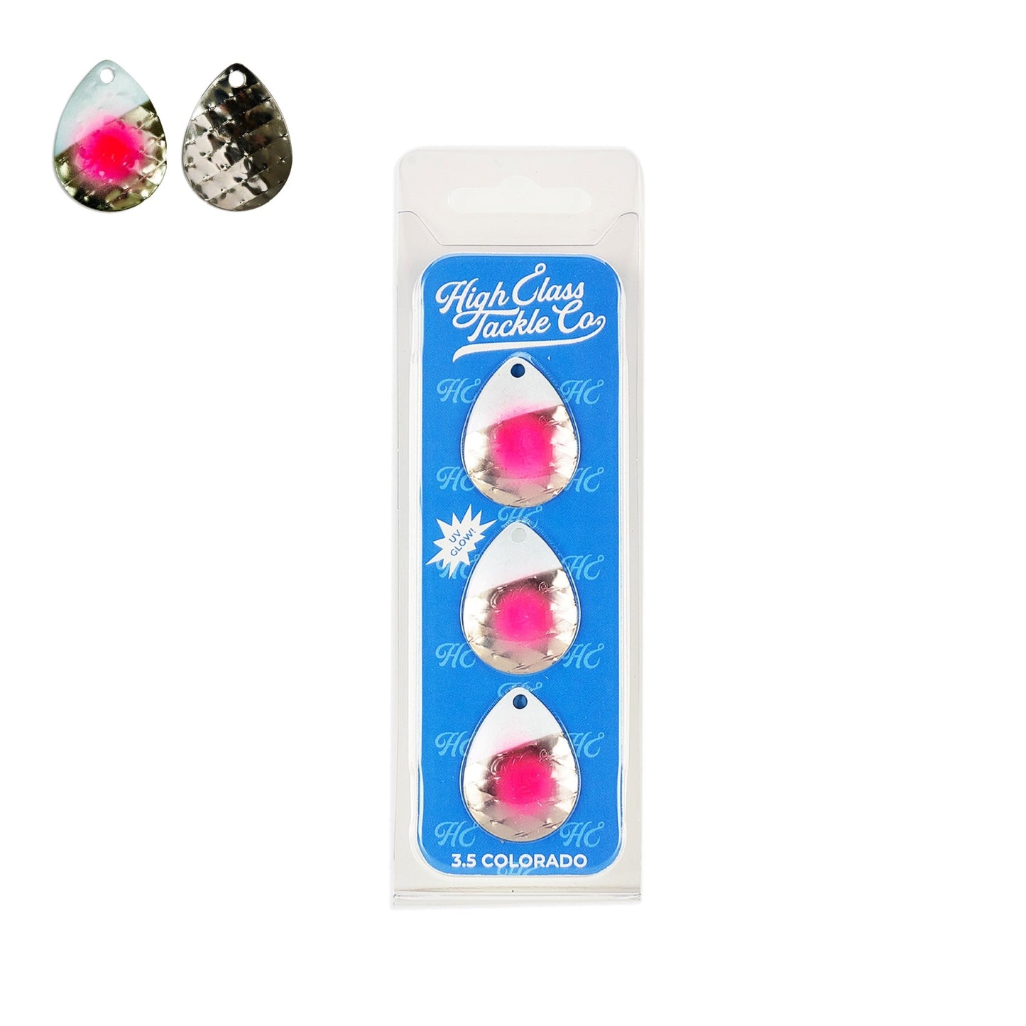High Class Tackle Co. 'Thiccy Vicky' High Class 3.5 Colorado Blades (3 - Pack) - Angler's Pro Tackle & Outdoors