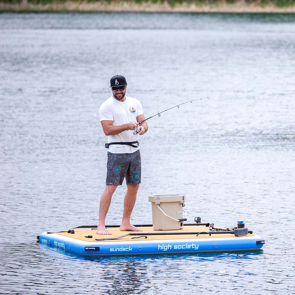 HighSociety Freeride Company - Sundeck Inflatable Dock - Angler's Pro Tackle & Outdoors