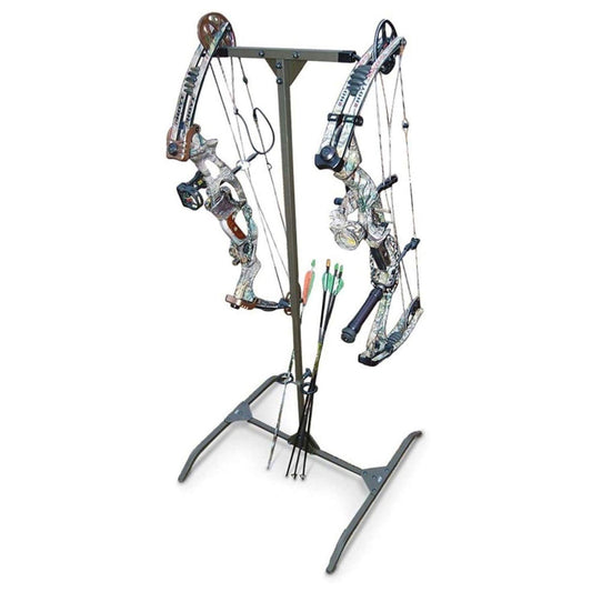 HME Hard Surface Practice Indoor Outdoor Steel Archery Bow Storage Hanger Rack - Angler's Pro Tackle & Outdoors