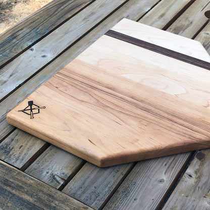 Baseball BBQ Home Plate Cutting Board