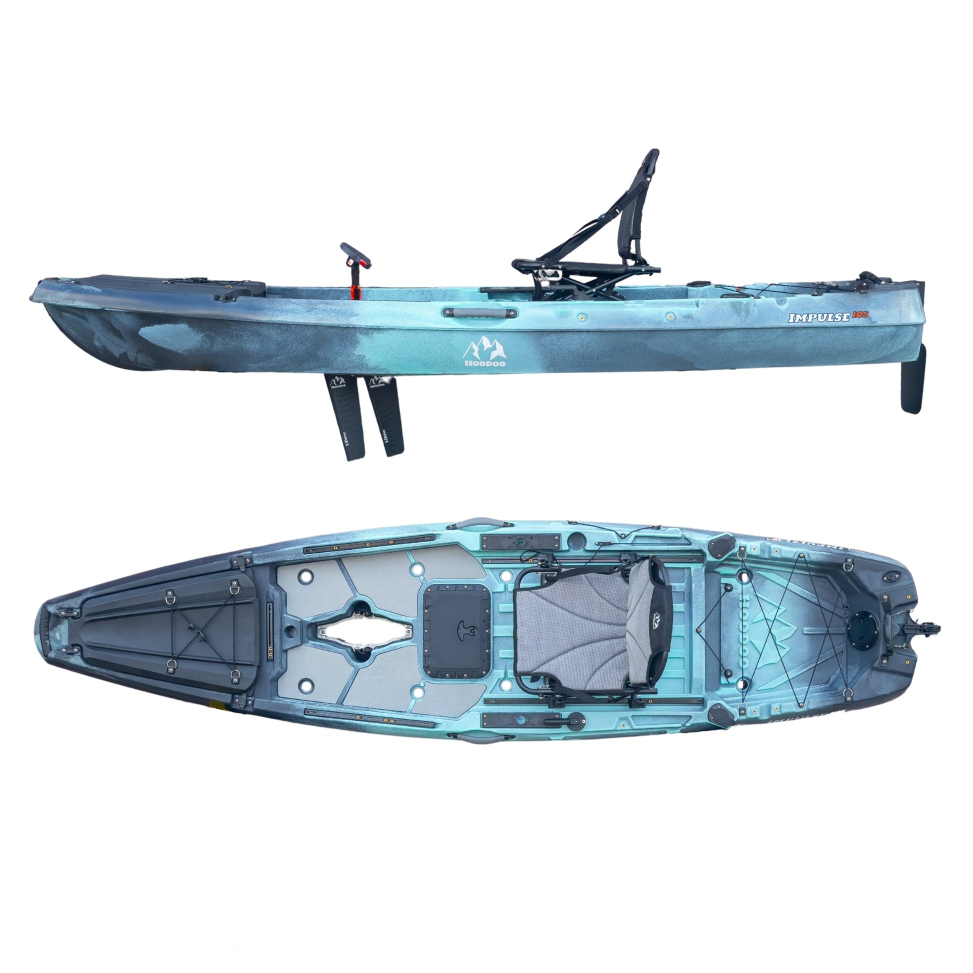 Hoodoo Impulse 105 Fin Drive Kayak - Angler's Pro Tackle & Outdoors