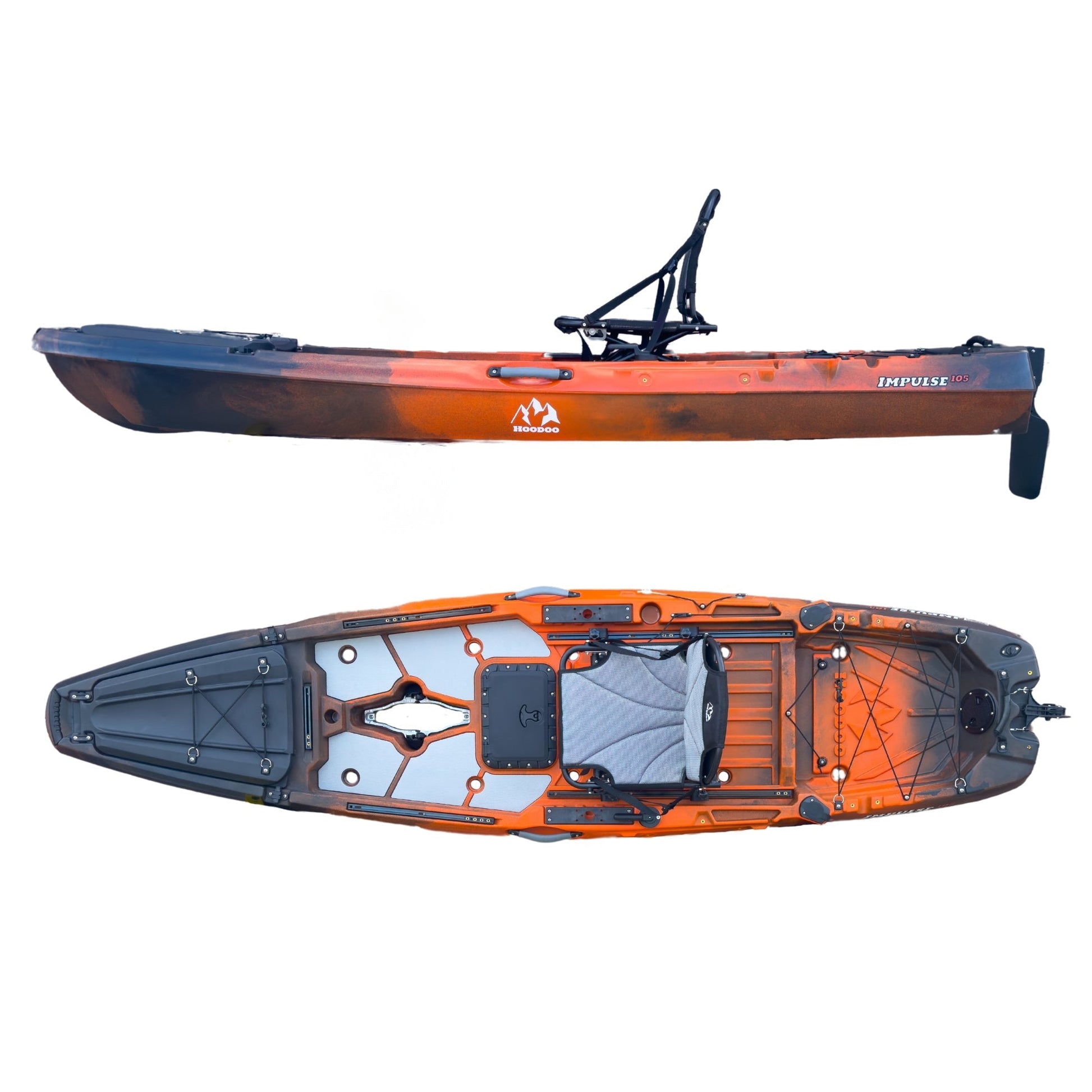 Hoodoo Impulse 105 Fin Drive Kayak - Angler's Pro Tackle & Outdoors