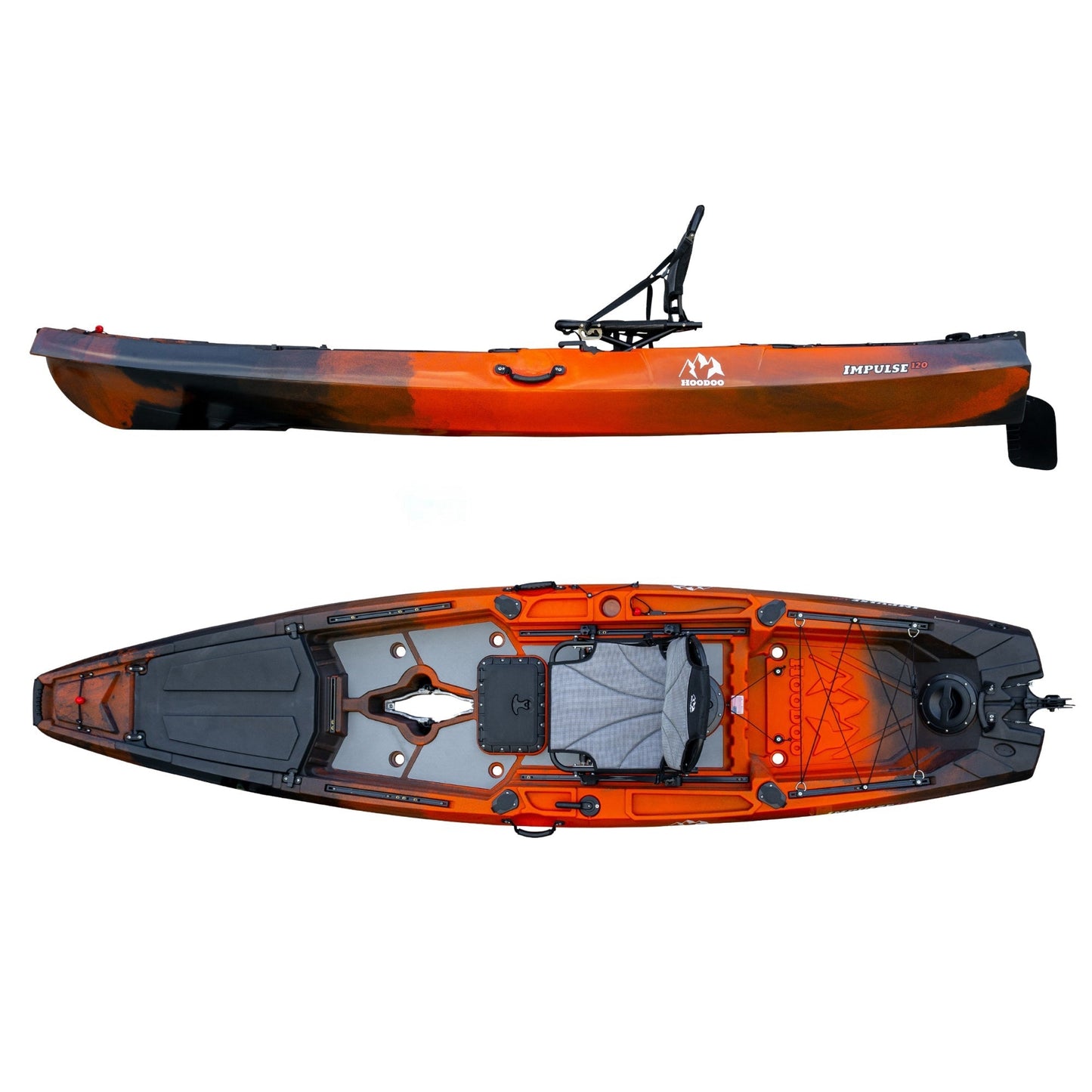 Hoodoo Impulse 120 Fin Drive Kayak - Angler's Pro Tackle & Outdoors