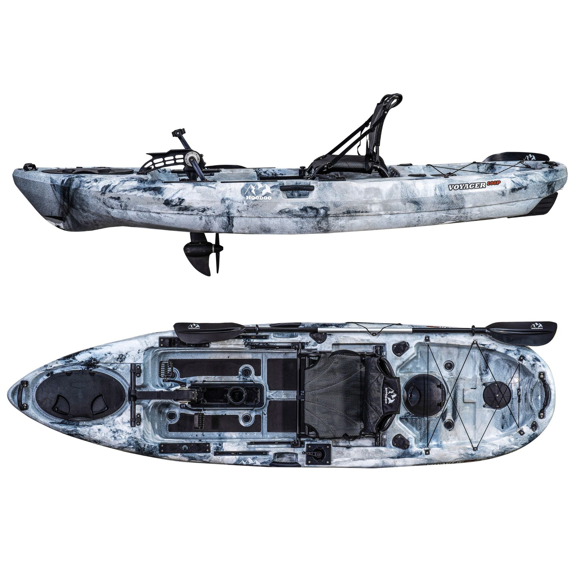 Hoodoo Voyager 100P Pedal Drive Kayak - Angler's Pro Tackle & Outdoors