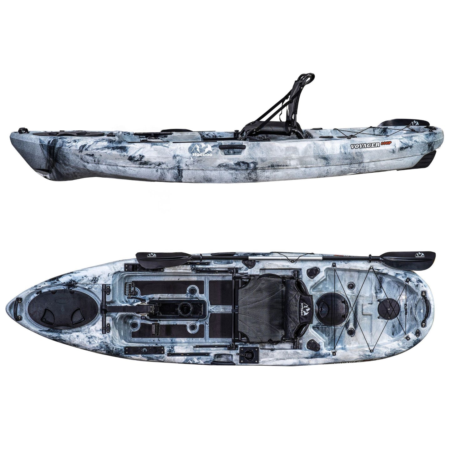 Hoodoo Voyager 100P Pedal Drive Kayak - Angler's Pro Tackle & Outdoors