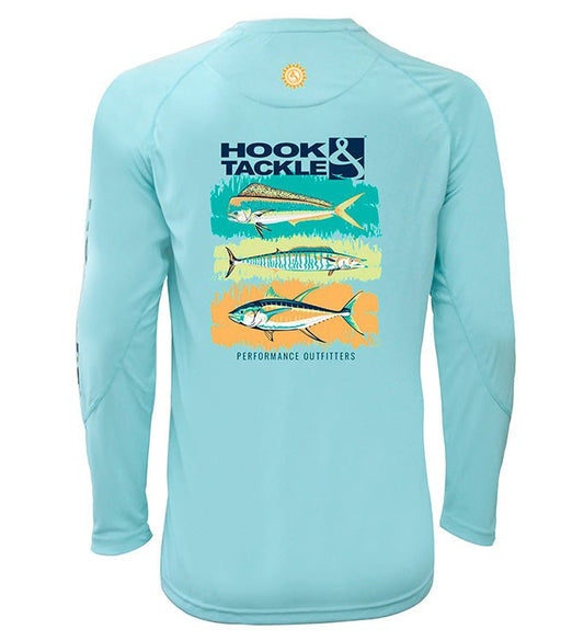 Hook & Tackle Youth Trio UV Fishing Shirt (8 - 20) - Angler's Pro Tackle & Outdoors