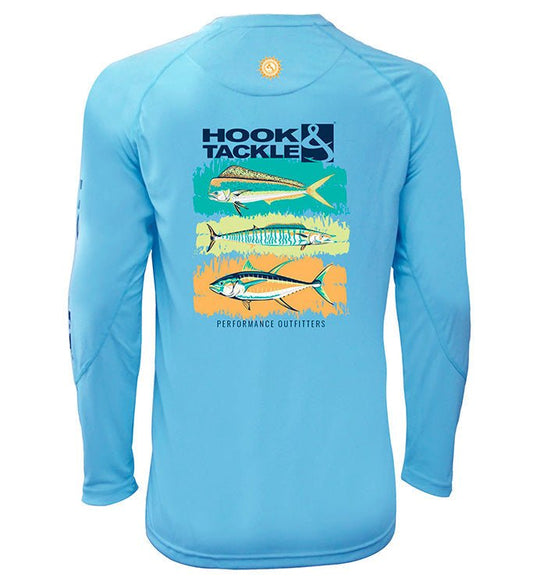 Hook & Tackle Youth Trio UV Fishing Shirt (8 - 20) - Angler's Pro Tackle & Outdoors